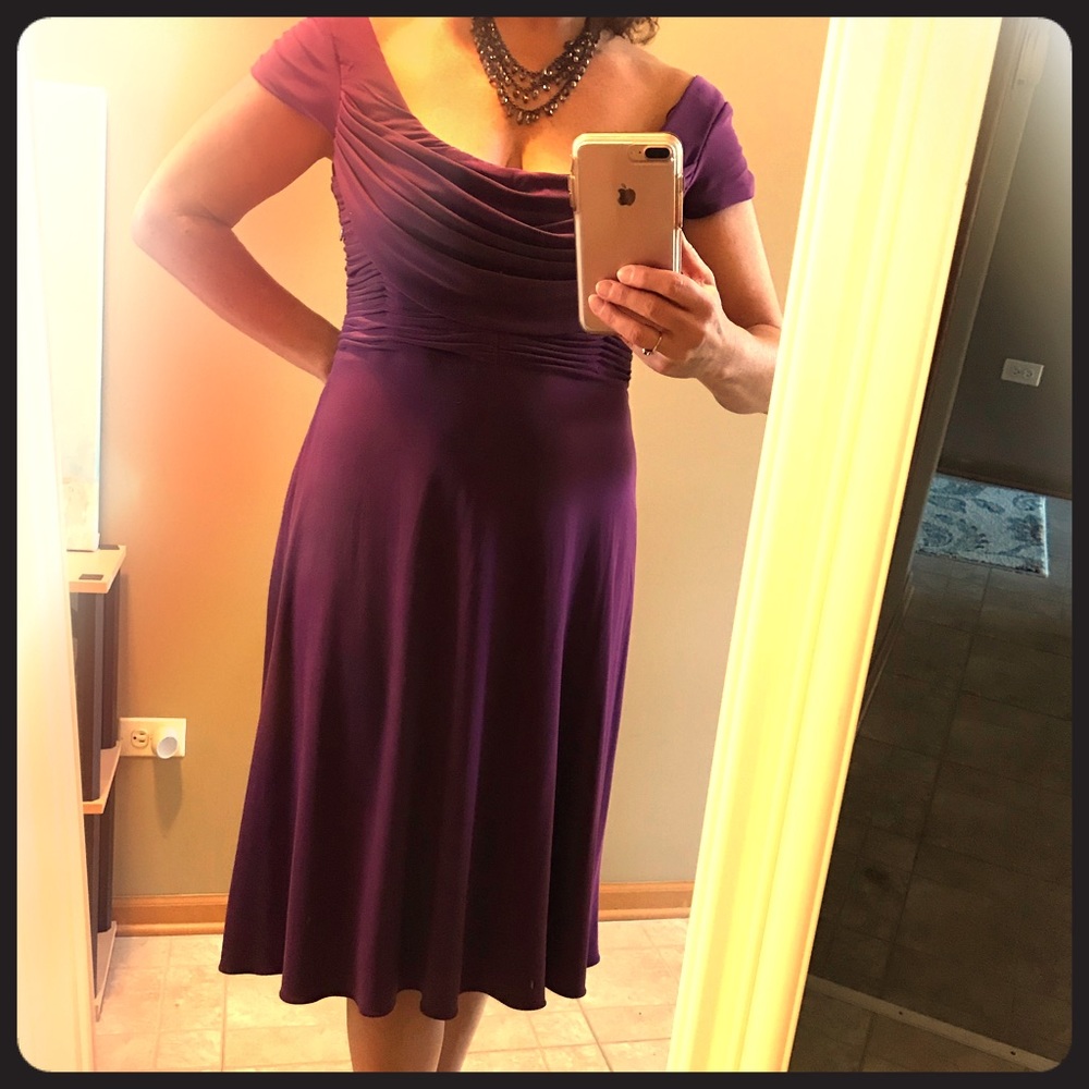 Purple Cocktail Dress